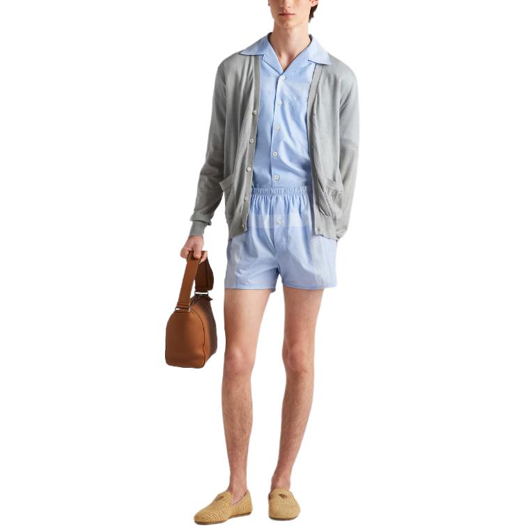 PRADA Cardigan In Cashmere Knitwear Men's Gray
