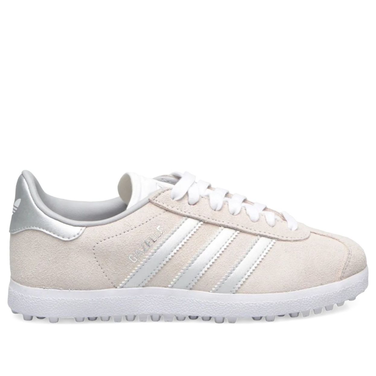 (WMNS) adidas Gazelle Spikeless Golf 'Crystal White Silver Metallic' JI3942