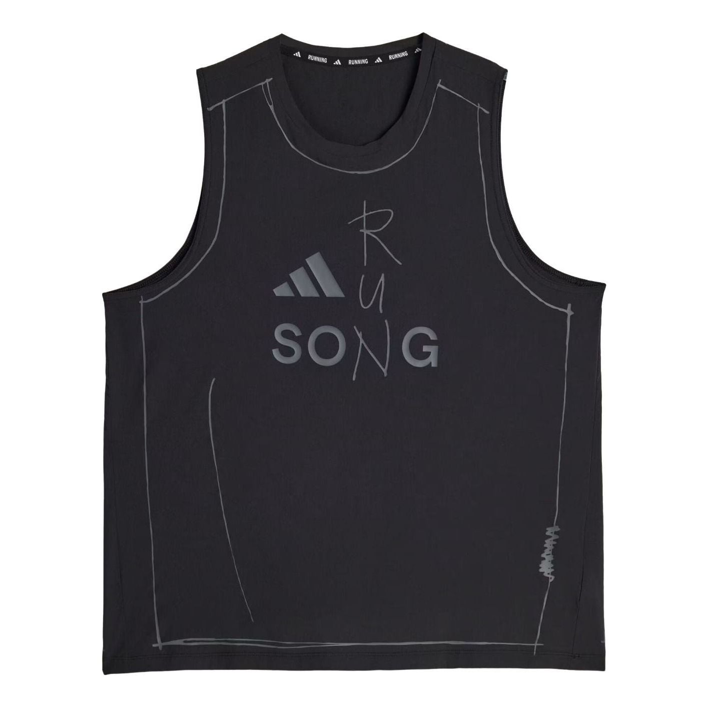 (WMNS) adidas x SFTM adi365 Running Tank Top 'Black' KT0776