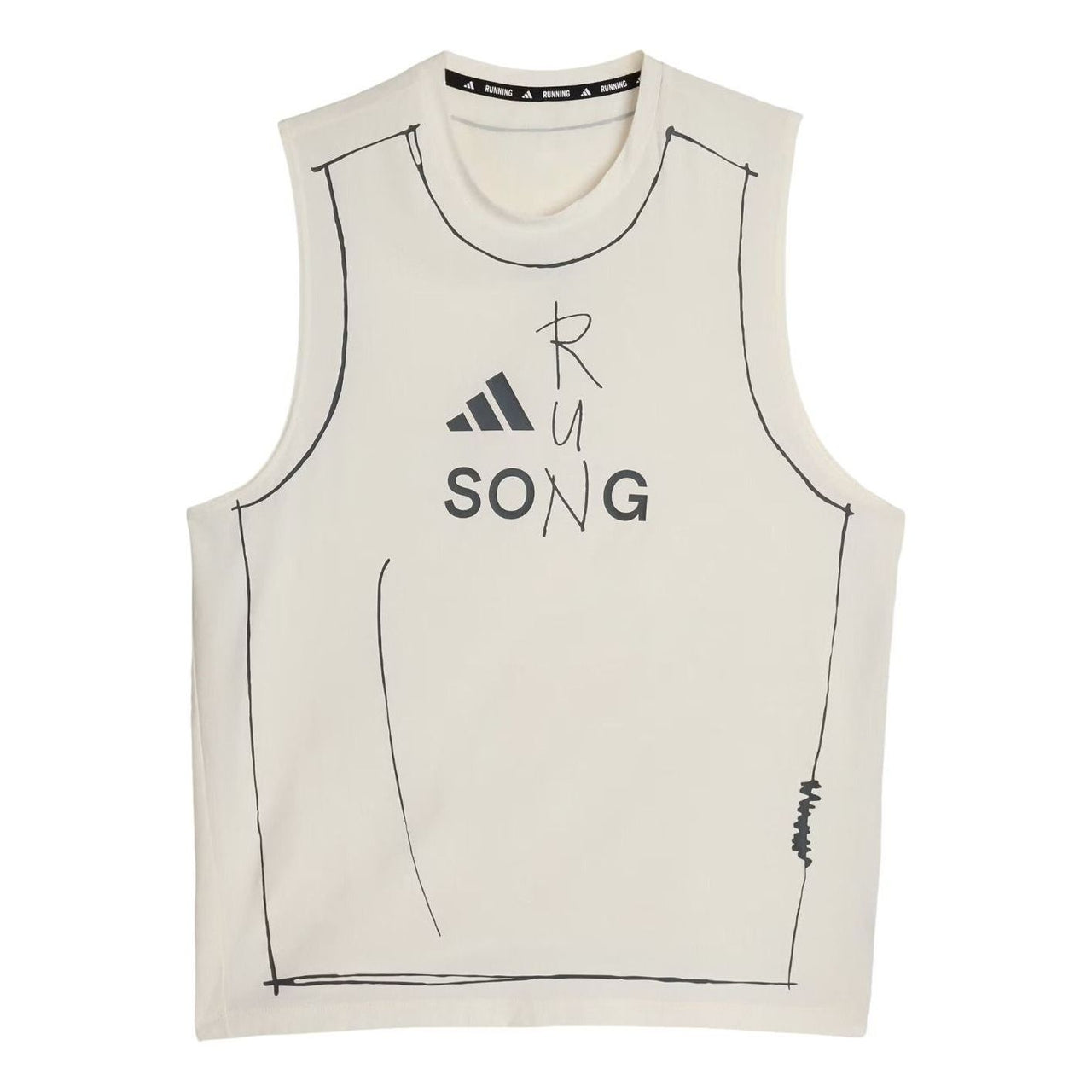 adidas x SFTM adi365 Running Tank Top 'Chalk White' KT0775
