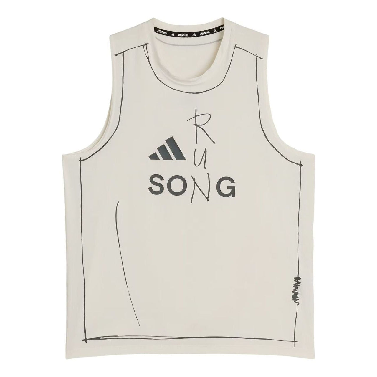 (WMNS) adidas x SFTM adi365 Running Tank Top 'Chalk White' KT0777