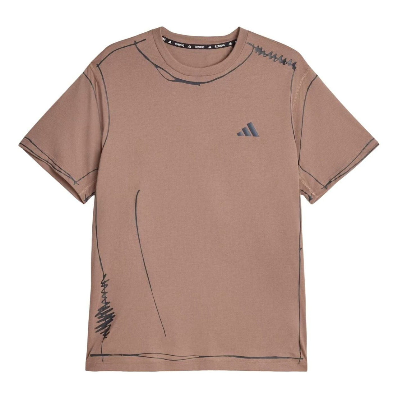 adidas x SFTM adi365 Running Unitefit T-Shirt 'Trace Brown' KQ7839