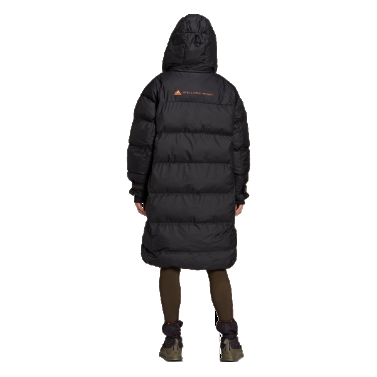 (WMNS) adidas by Stella McCartney Long Puffer Jacket Asia Sizing 'Black' GT9450