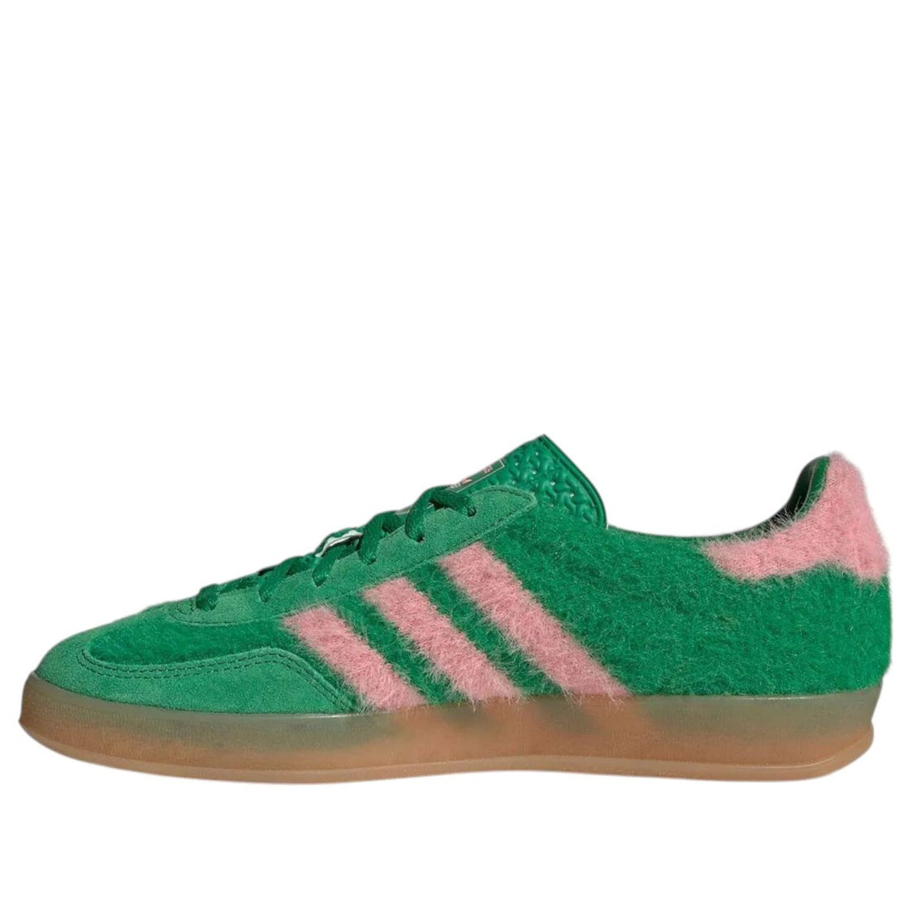 (WMNS) adidas Gazelle Indoor Furry 'Green Pink' JP8342