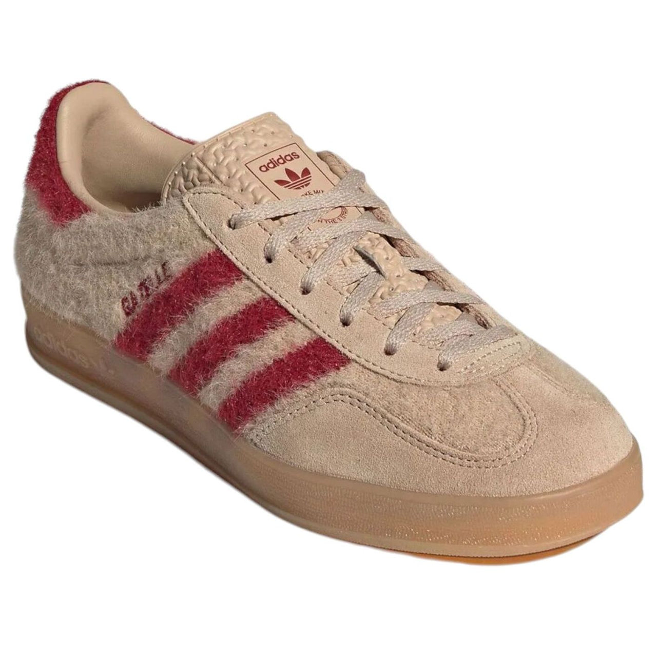 (WMNS) adidas Gazelle Indoor Furry 'Tan Red' JP8341