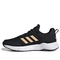 (WMNS) adidas neo Fluidcloud Neutral 'Black Yellow' FU6936