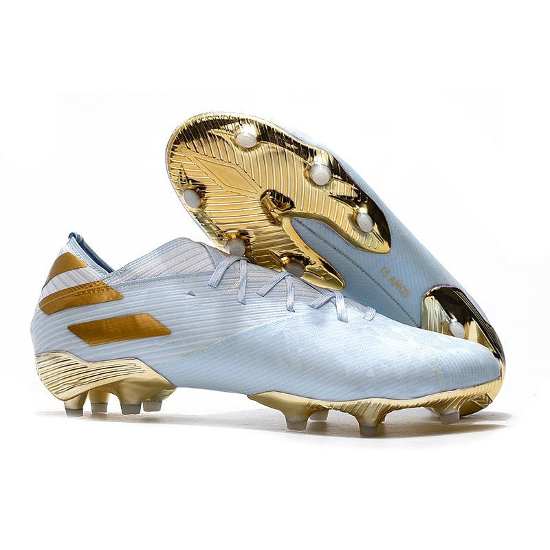 adidas Nemeziz Messi 19.1 FG 15 Year 'Bold Aqua Gold' EE7849