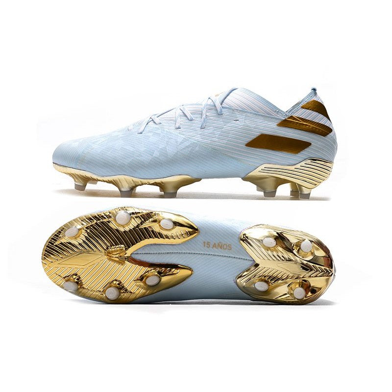 adidas Nemeziz Messi 19.1 FG 15 Year 'Bold Aqua Gold' EE7849