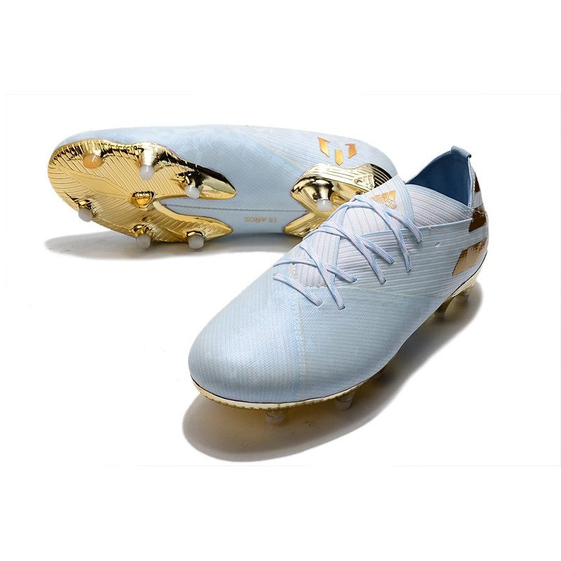 adidas Nemeziz Messi 19.1 FG 15 Year 'Bold Aqua Gold' EE7849