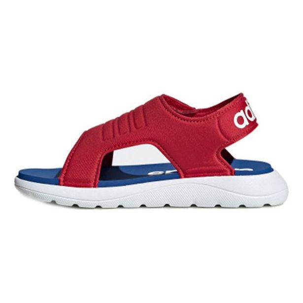 (PS) adidas Comfort Sandal C Soft Sole Cozy Sports Red Blue White Sandals 'Red Blue White' EG2234