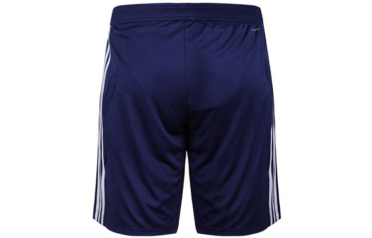 adidas TIRO19 TR SHO Stripe Soccer/Football Sports Shorts Navy Blue DT5173