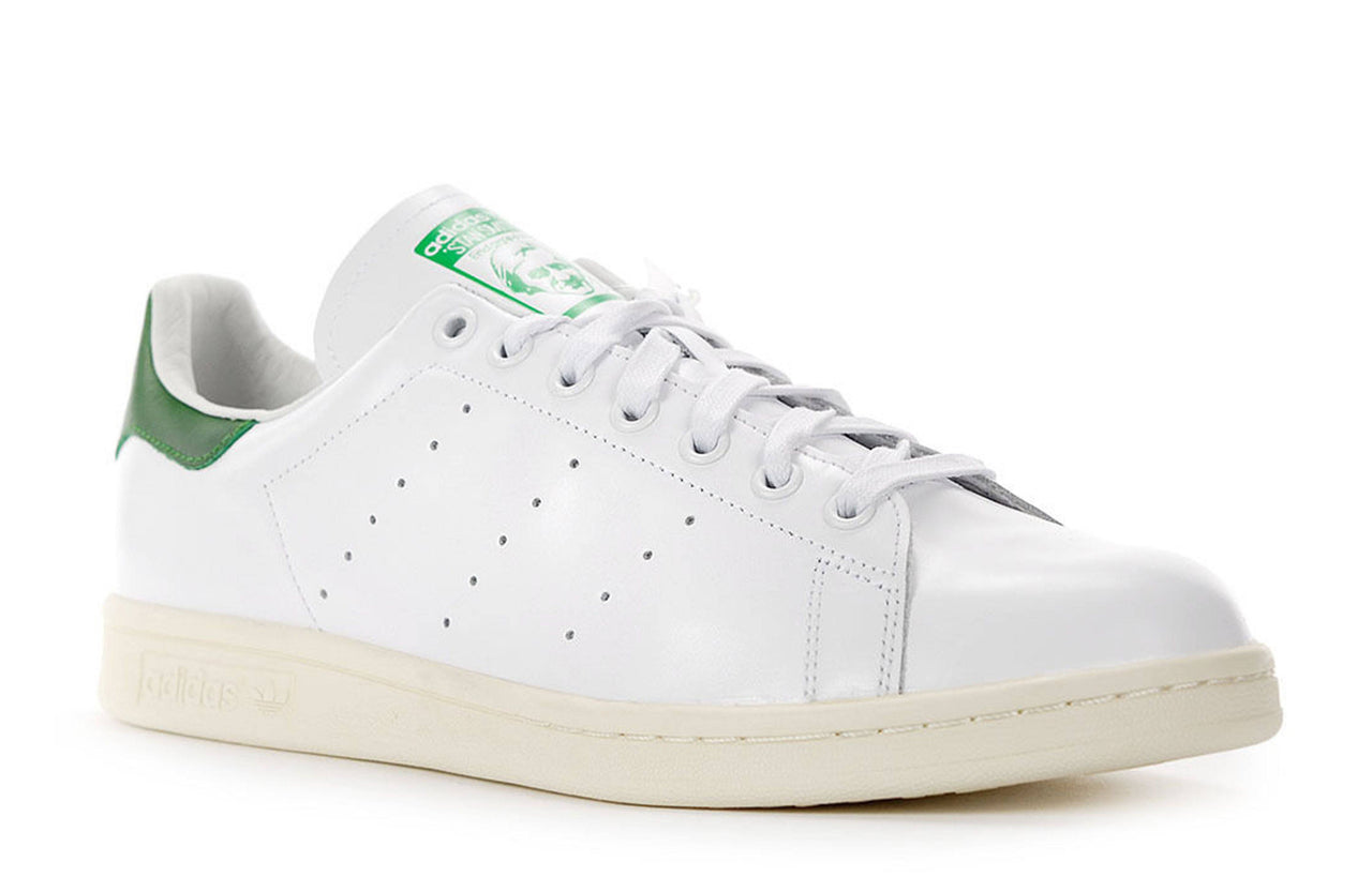 adidas originals Stan Smith White/Green Full Grain Leather Classic Shoes B24364