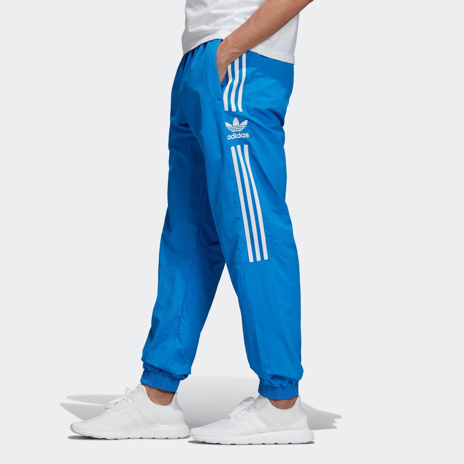 adidas originals Track Pants Side Stripe Casual Sports Pants Blue ED6098
