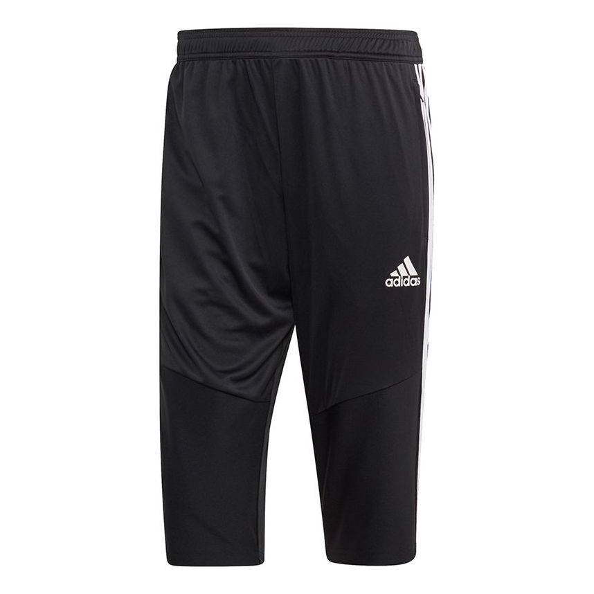Men's adidas Tiro19 3/4 Pnt Soccer/Football Training Stripe Sports Pants Black D95948
