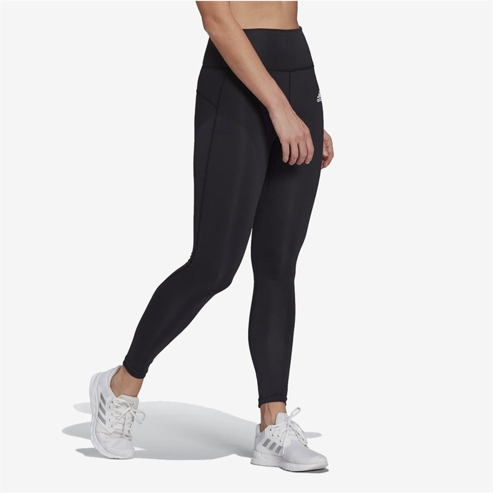 (WMNS) adidas FeelBrilliant Designed To Move Tights Asia Sizing 'Black' GL4029