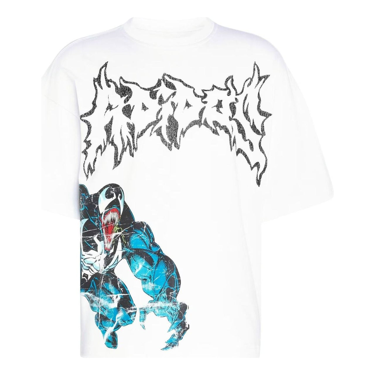 adidas x Marvel Graphic T-Shirt Asia Sizing 'Venom' IA4550