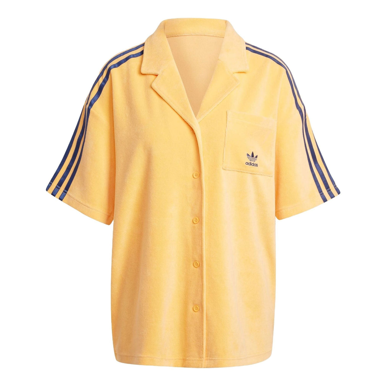 (WMNS) adidas Originals Resort Shirt Asia Sizing 'Hazy Orange' JH0615
