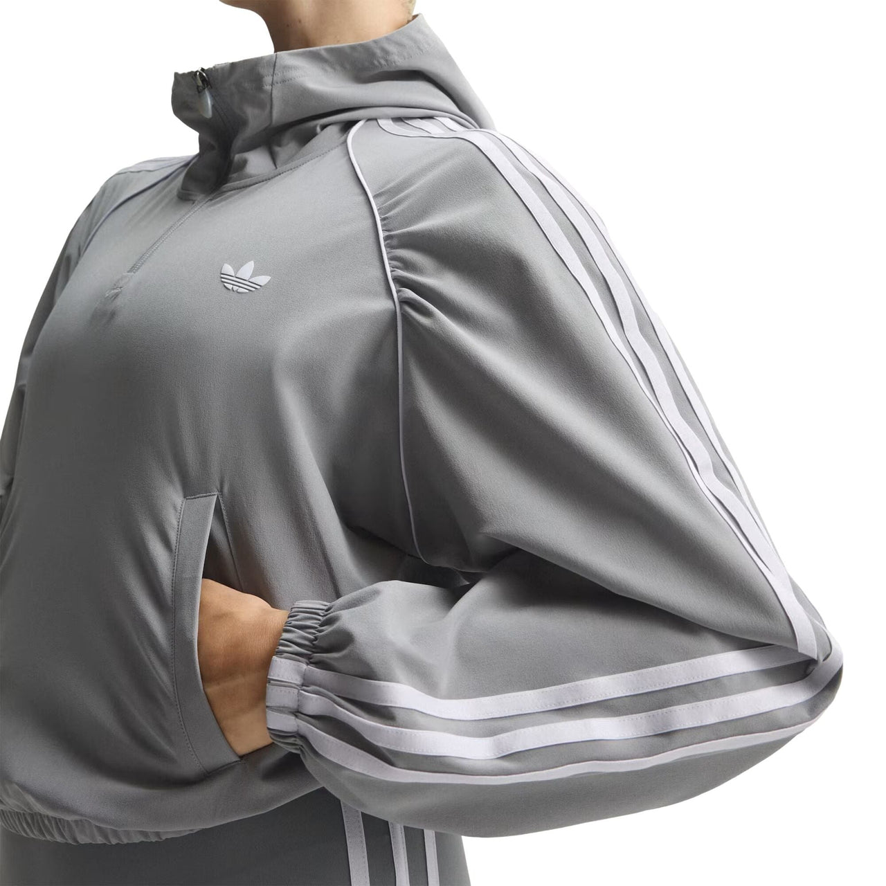 (WMNS) adidas Sport Coverup Asia Sizing 'Grey Three' KW9625