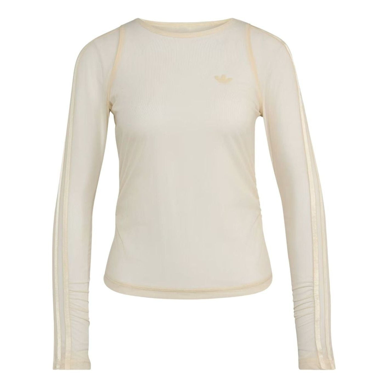 (WMNS) adidas Sport Longsleeve Shirt Asia Sizing 'Warm Vanilla' KU3699
