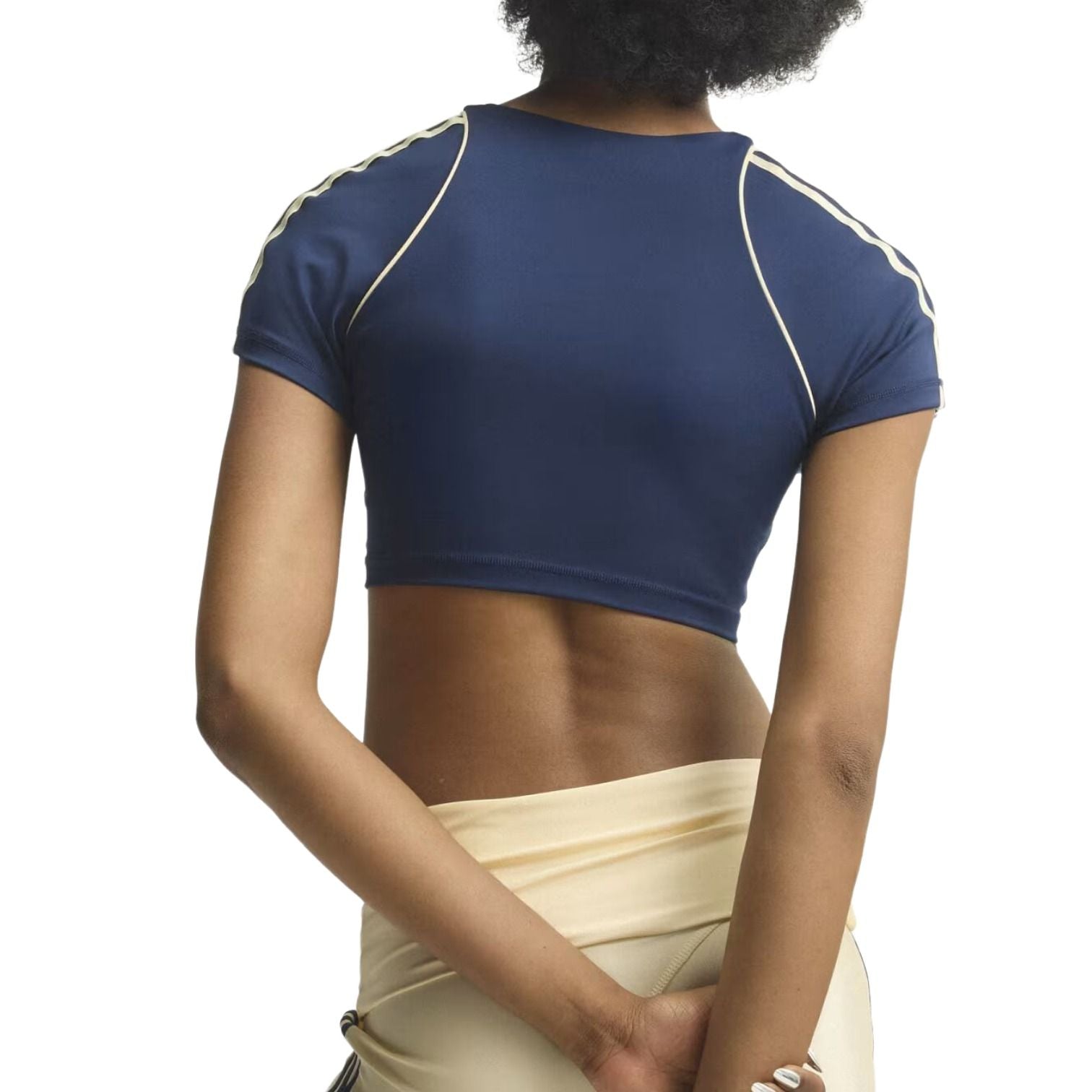 (WMNS) adidas Sport Superstar Bra T-Shirt Asia Sizing 'Night Indigo' KT6949