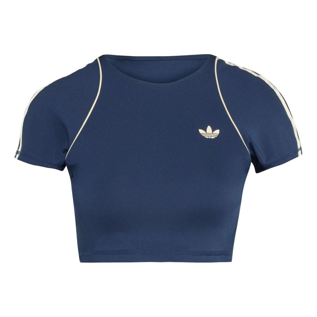 (WMNS) adidas Sport Superstar Bra T-Shirt Asia Sizing 'Night Indigo' KT6949