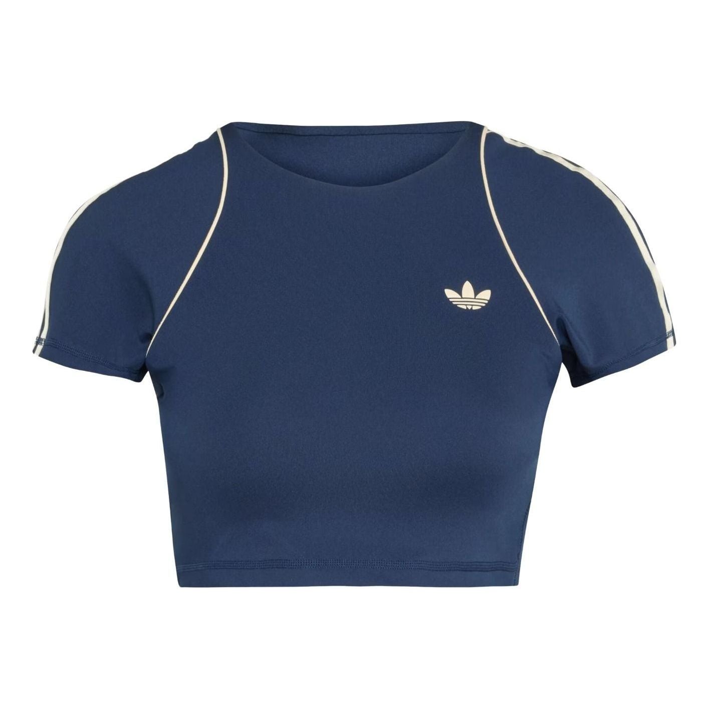 (WMNS) adidas Sport Superstar Bra T-Shirt Asia Sizing 'Night Indigo' KT6949