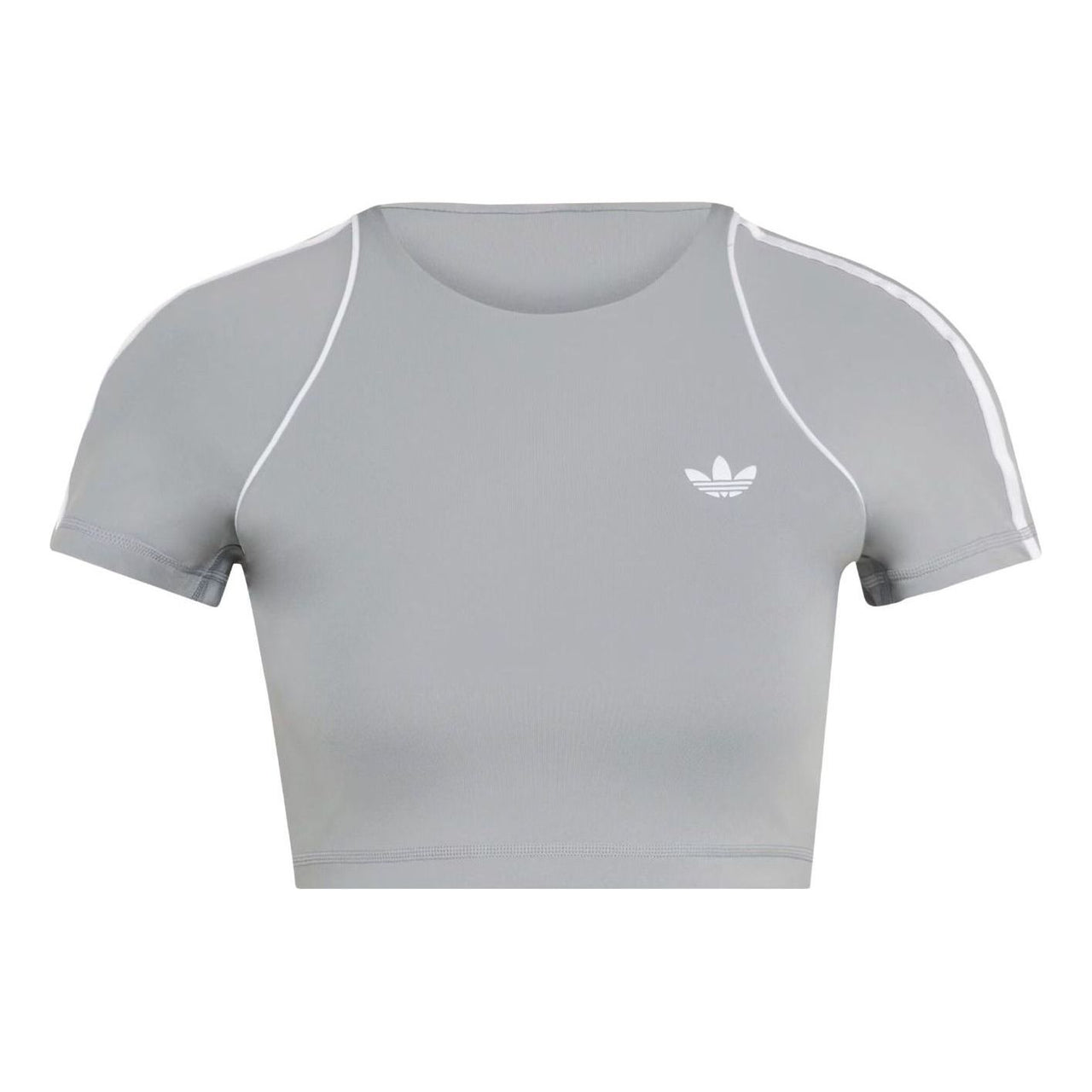 (WMNS) adidas Sport Superstar Bra T-Shirt Asia Sizing 'Grey Three' KT6948