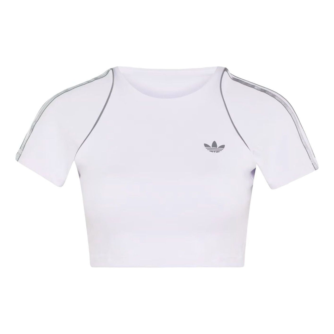 (WMNS) adidas Sport Superstar Bra T-Shirt Asia Sizing 'Frozen Purple' KW5795