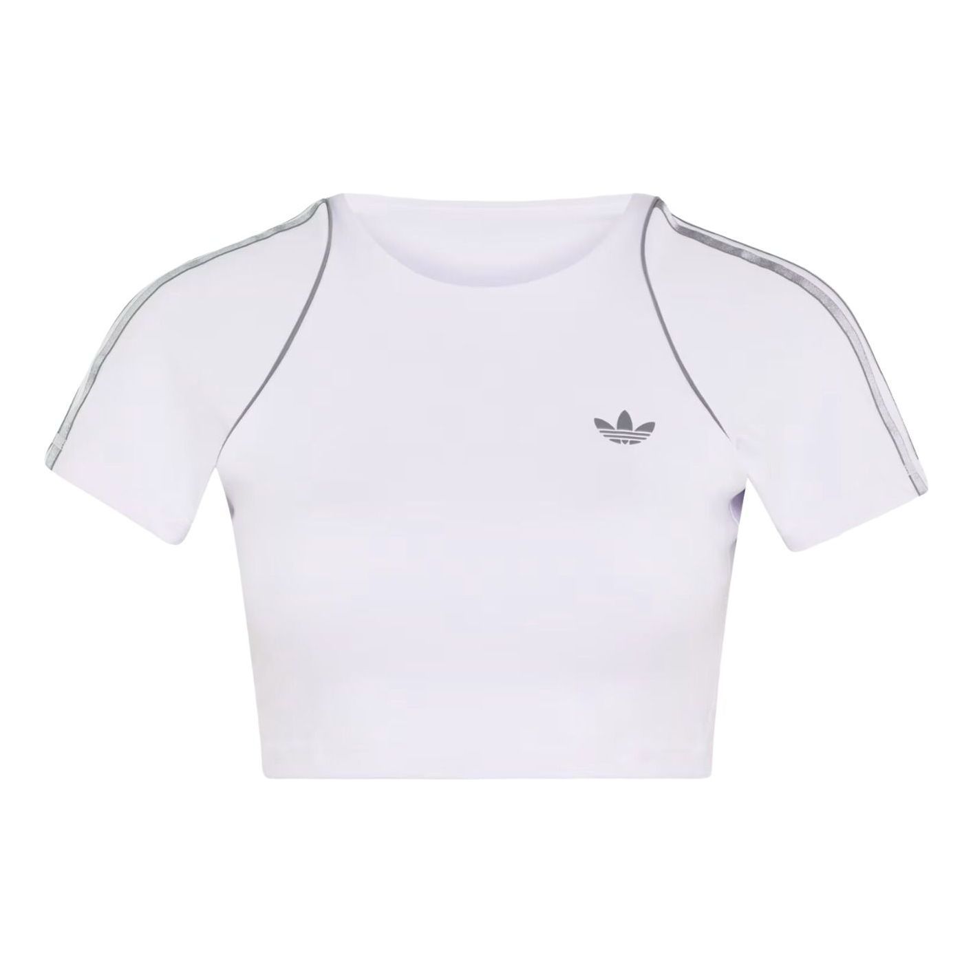 (WMNS) adidas Sport Superstar Bra T-Shirt Asia Sizing 'Frozen Purple' KW5795