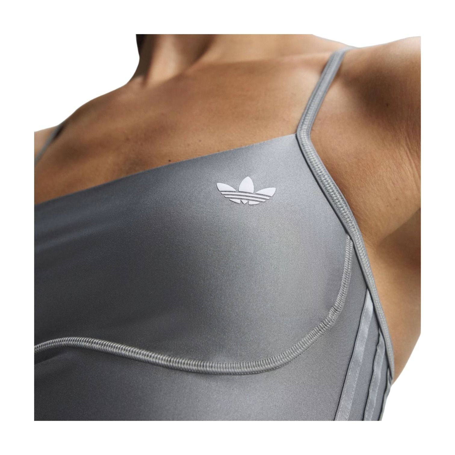 (WMNS) adidas Sport Tank Top Padded Asia Sizing 'Grey Three' KW9623