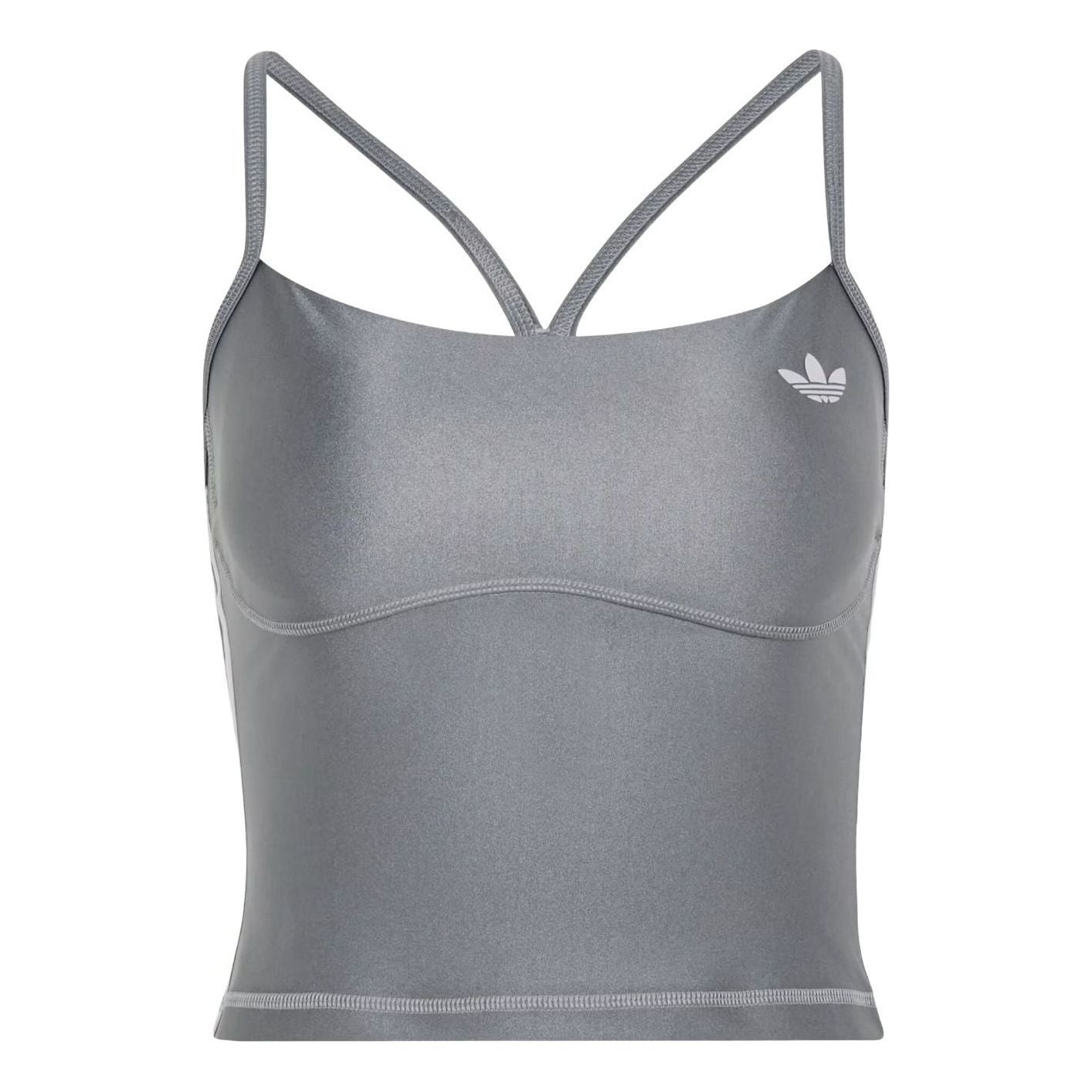 (WMNS) adidas Sport Tank Top Padded Asia Sizing 'Grey Three' KW9623