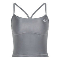 (WMNS) adidas Sport Tank Top Padded Asia Sizing 'Grey Three' KW9623
