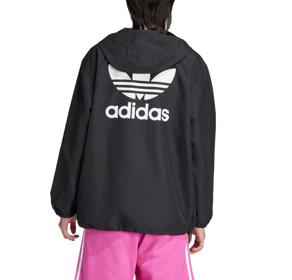 adidas Originals Trefoil Windbreaker 'Black White' IZ1844