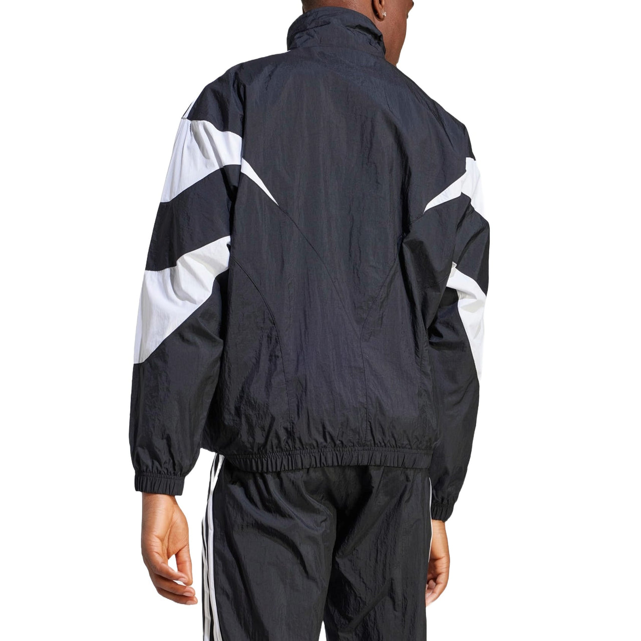 adidas Rekive Woven Track Jacket Asia Sizing 'Black White' IL2465