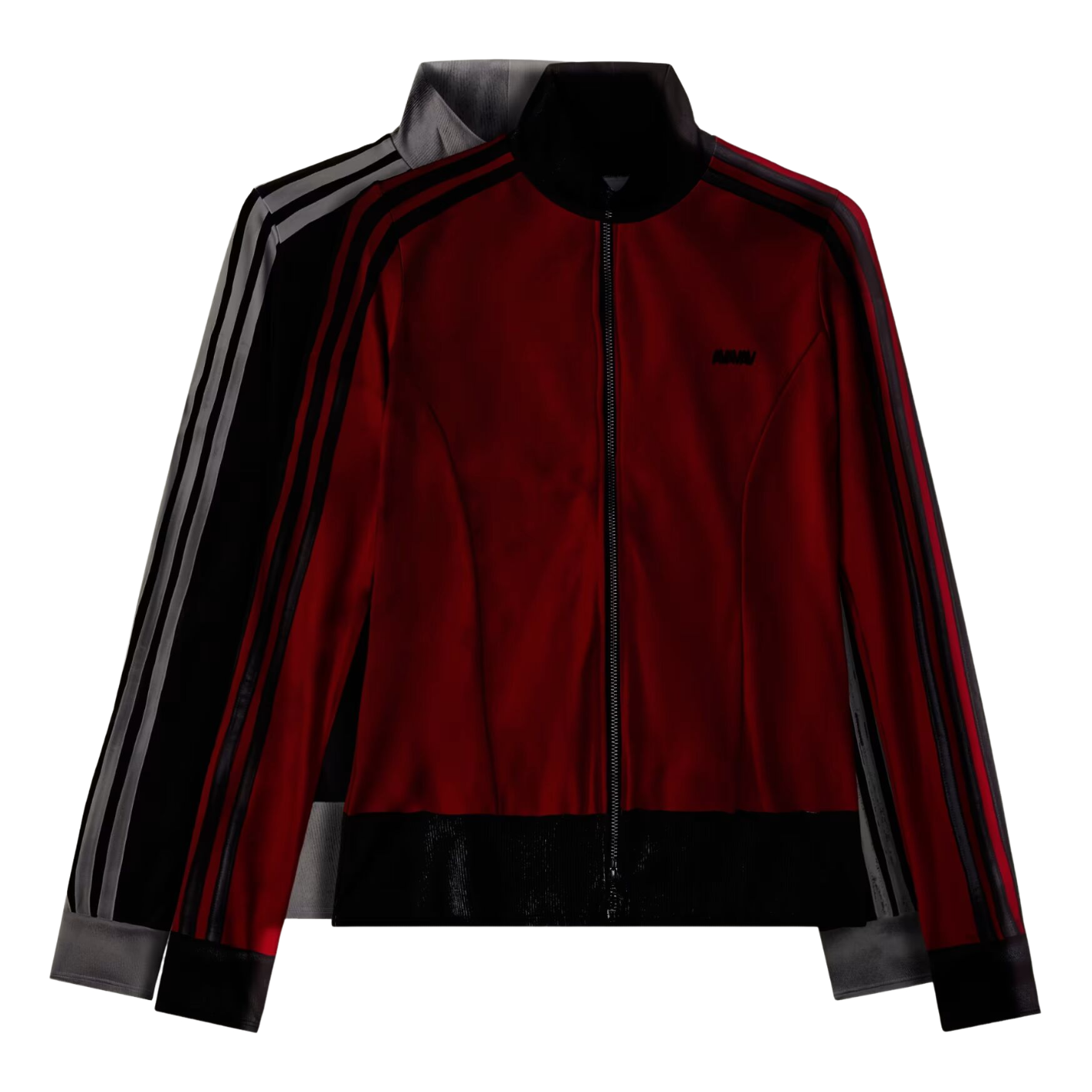 (WMNS) adidas x Avavav Tracktop Baselayer 'Better Scarlet Black' KF1137