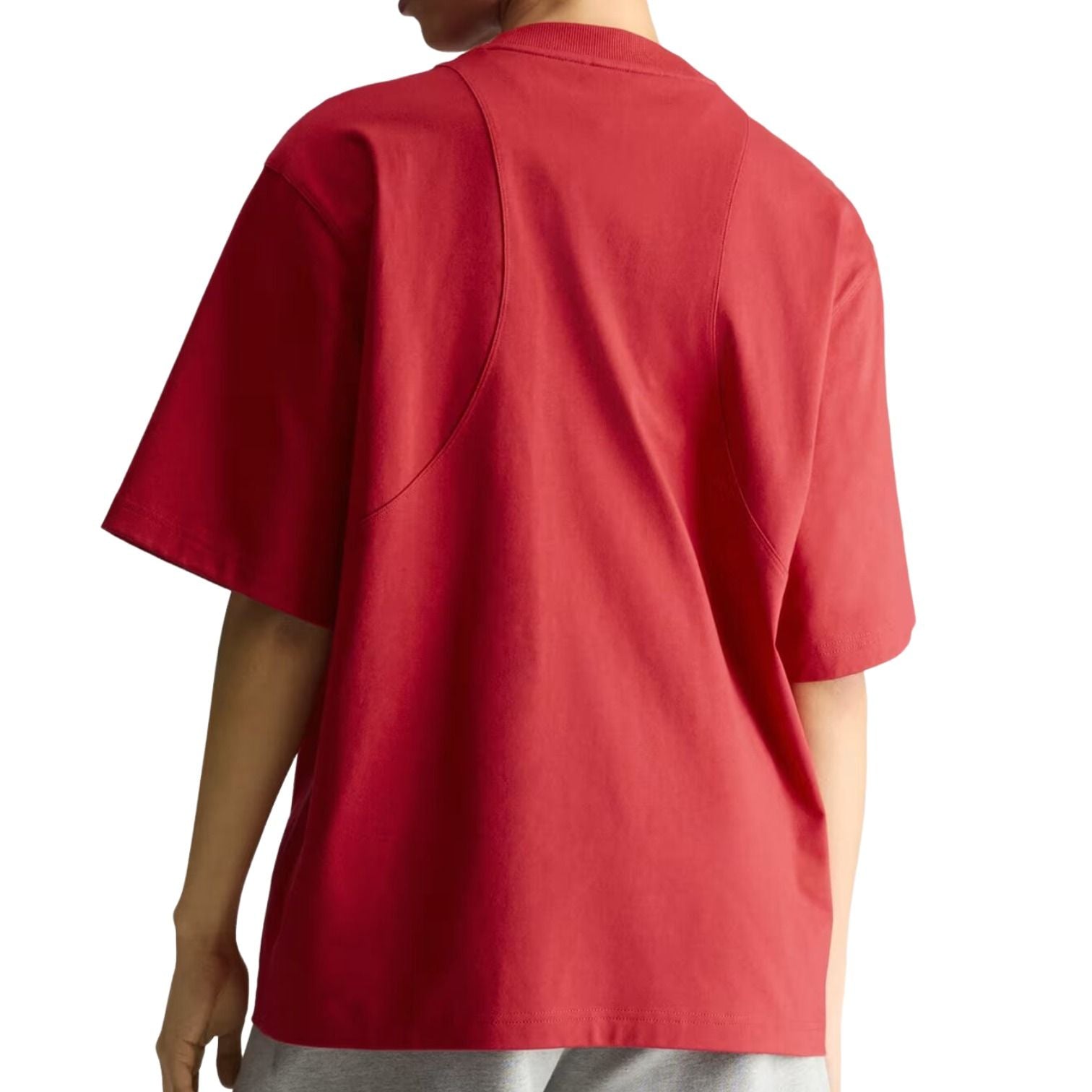 (WMNS) adidas x Stella McCartney Loose T-Shirt Asia Sizing 'Soft Carmine' KR6304