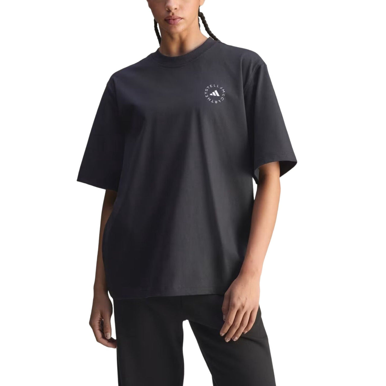 adidas by Stella Mccartney Loose Short-sleeved T-Shirt 'Black' KA9549