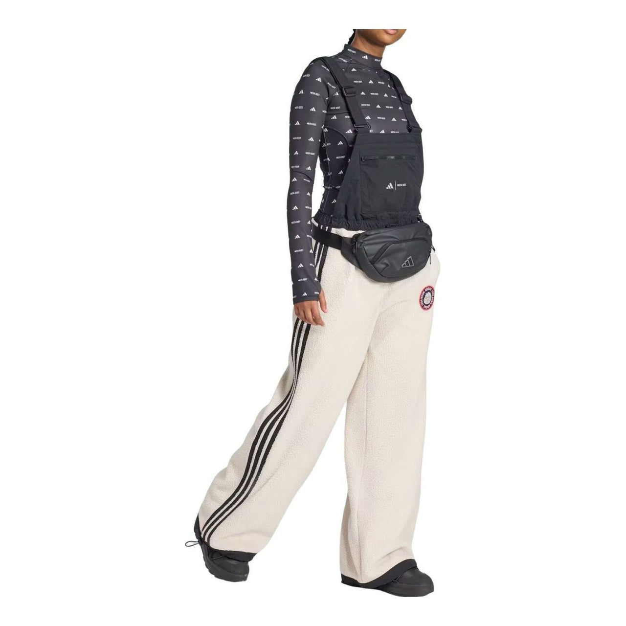 (WMNS) adidas x MOON BOOT Bib Pant 'Bliss' JM1106