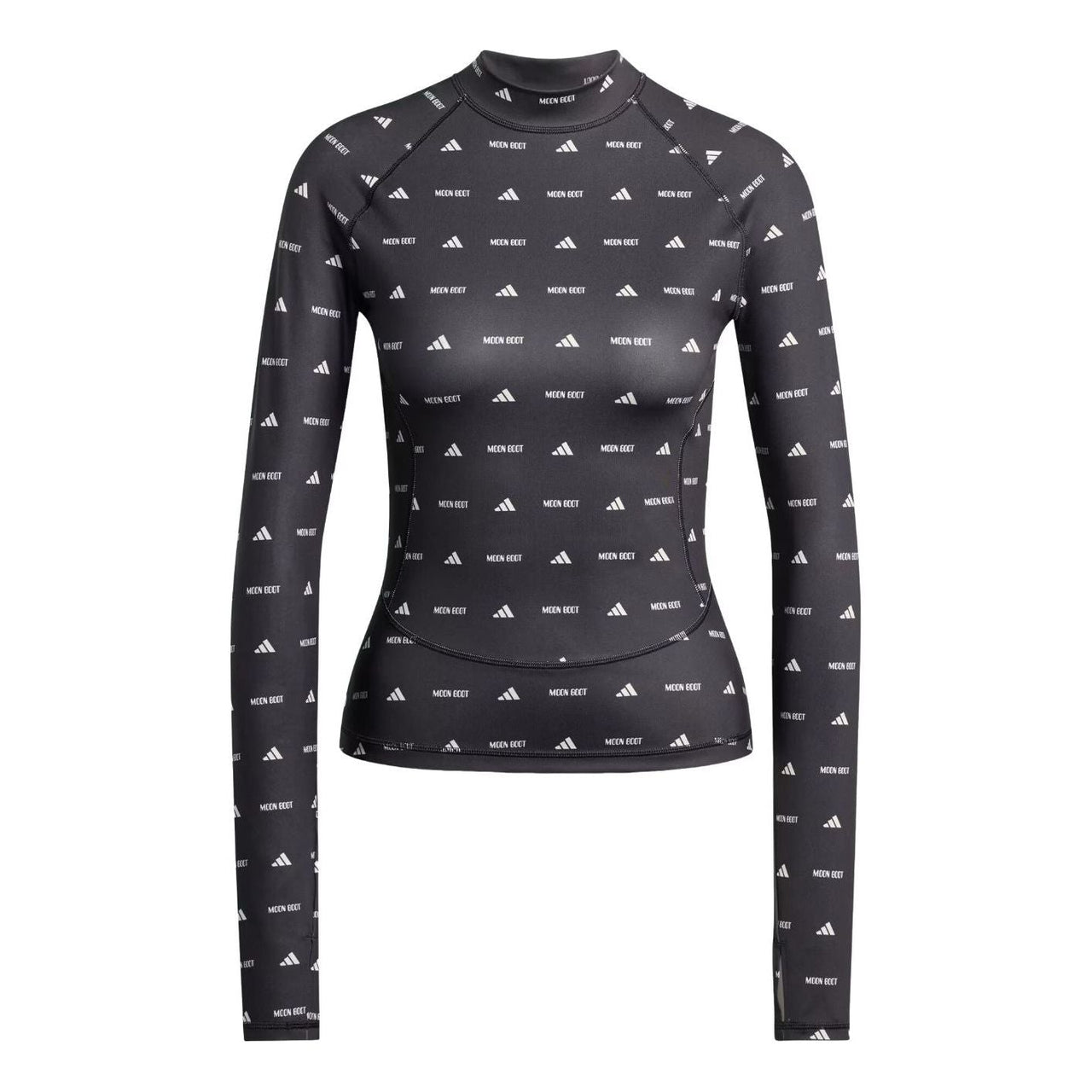 (WMNS) adidas x Moon Boot Logo Long-Sleeved T-Shirt 'Black' JM6507