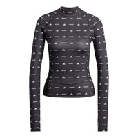 (WMNS) adidas x Moon Boot Logo Long-Sleeved T-Shirt 'Black' JM6507