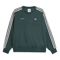 (WMNS) adidas x Sporty & Rich Sweatshirt Asia Sizing 'Shadow Green' JN5320
