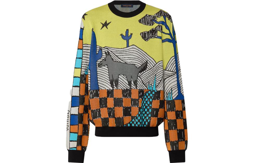 LOUIS VUITTON FW23 Sweater Men's Multicolor