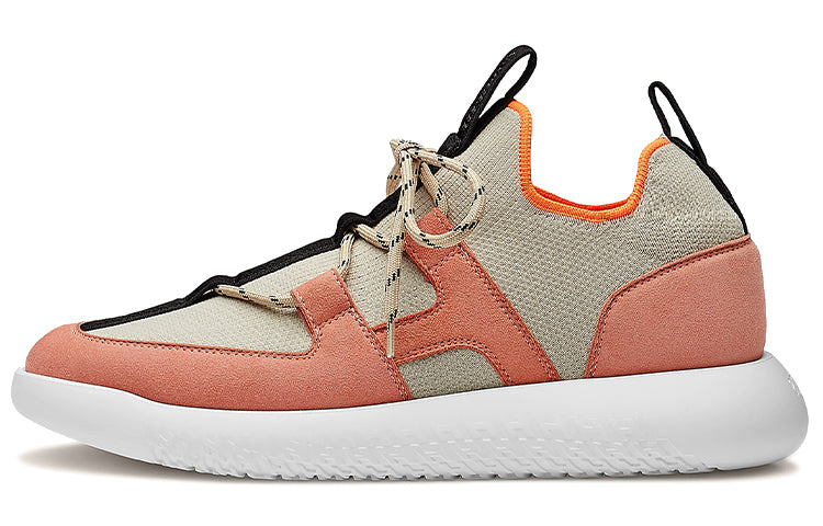 HERMES Duel Anti-Slip Wear-Resistant Low-Top Casual Shoes Women's Gray Pink