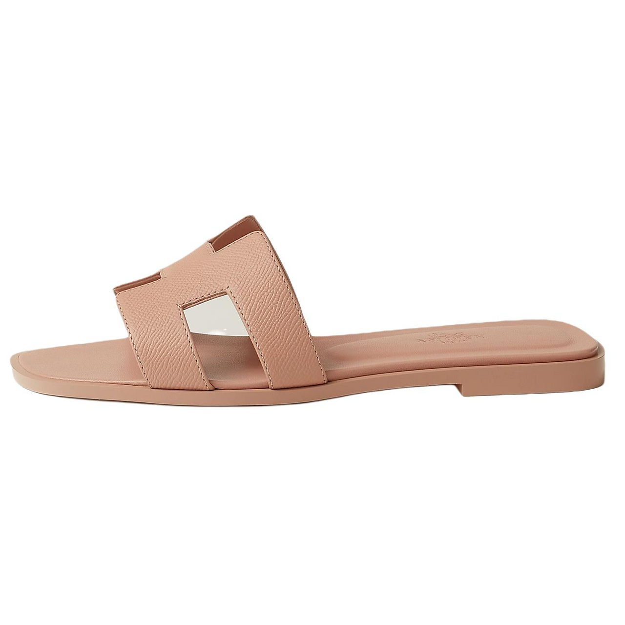 HERMES Oran Slide Slippers Women's Beige
