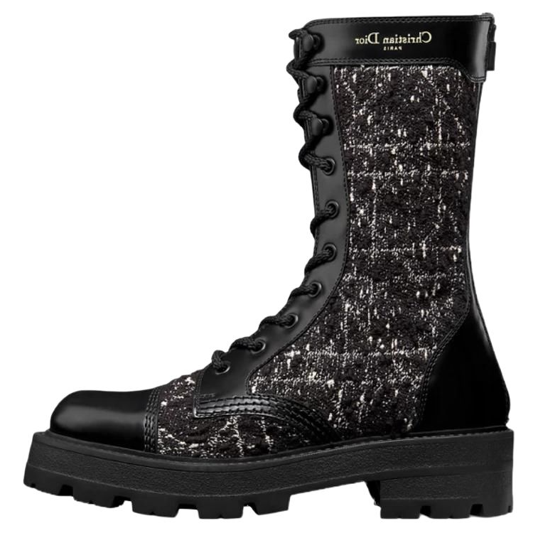 DIOR D Unit Ankle Boots Women's Black