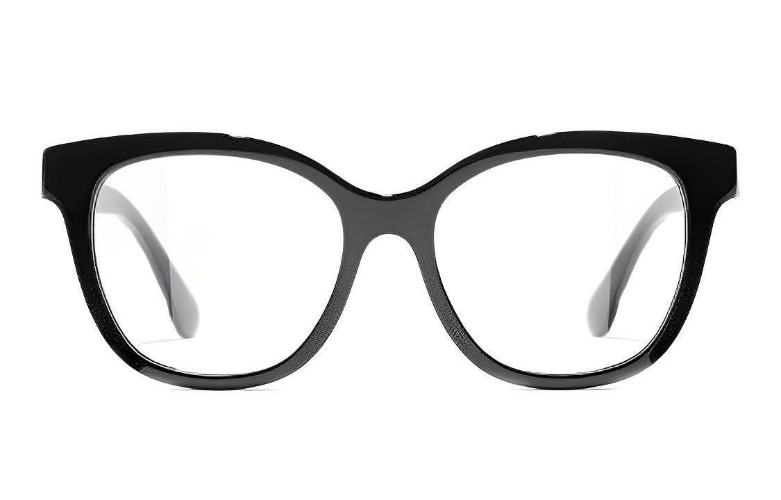 CHANEL Plate Frame Square Eyeglass Frames Women's