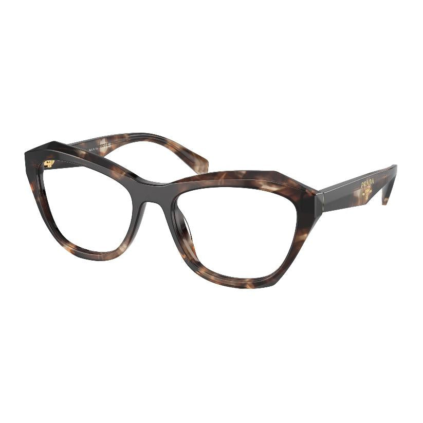 PRADA Eyewear Tortoiseshell Geometric frame Glasses