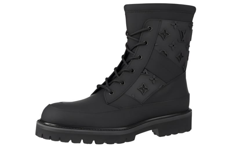 LOUIS VUITTON Landscape Boots 'Black Monogram' 1A7P81
