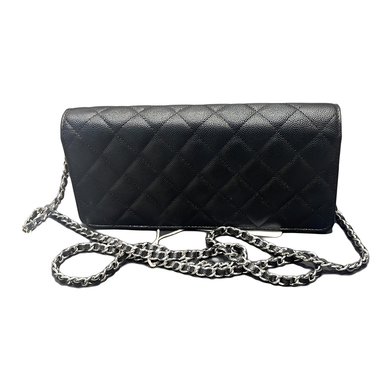CHANEL WOC Calfskin Shoulder Bag Crossbody Bag Women's Black