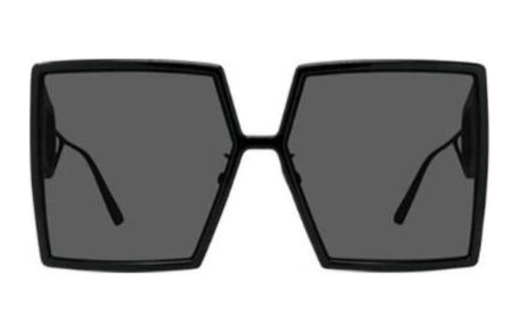 DIOR Square Sunglasses Women's Black